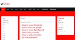 Desktop Screenshot of 28radio.net