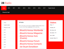 Tablet Screenshot of 28radio.net